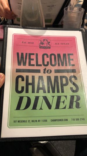 Champs diner at Champs Diner in Brooklyn