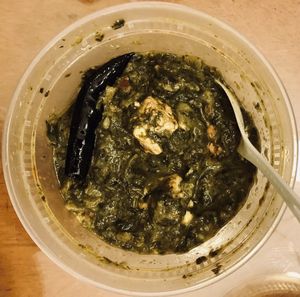 Saag paneer (vegetarian) at Ambrosia India Bistro in Monterey