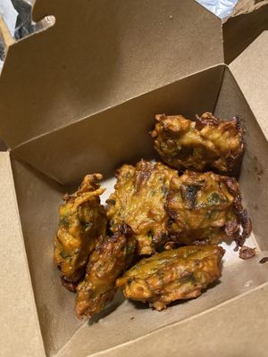 Pakora at Ambrosia India Bistro in Monterey