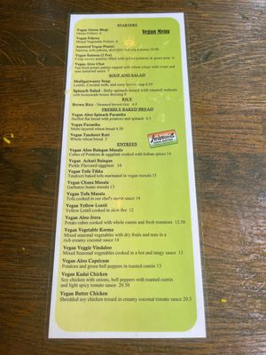   at Ambrosia India Bistro in Monterey