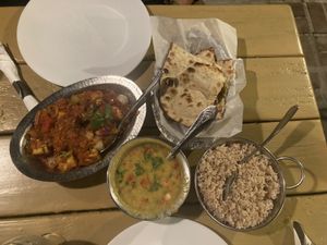 We got the lentils and the tofu Masala. Both were amazing! If I had to choose one, the tofu masala was better and more flavorful.  The staff and the ambiance outside were 10/10  at Ambrosia India Bistro in Monterey