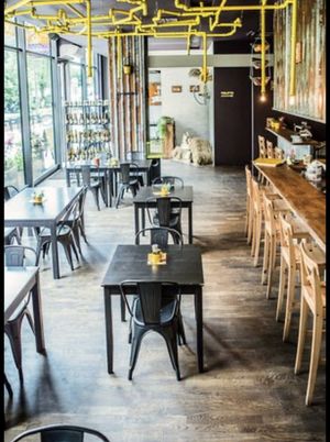 Inside :) at Submarine Burgers in Zadar