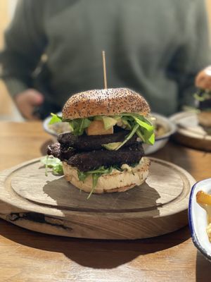 Double Avocado Vegan Burger with Smoked Tofu   at Submarine Burgers in Zadar