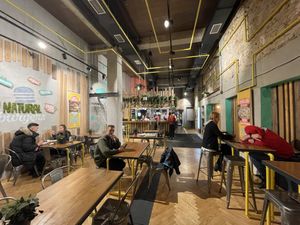 The venue.  at Submarine Burgers in Zadar