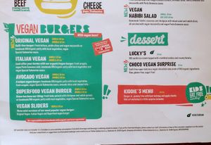 Prices and English menu. at Submarine Burgers in Zadar