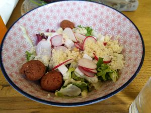 Habibi Salad at Submarine Burgers in Zadar