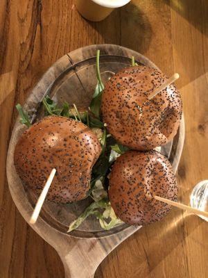 3 mini burgers  at Submarine Burgers in Zadar