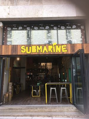 Storefront at Submarine Burgers in Zadar