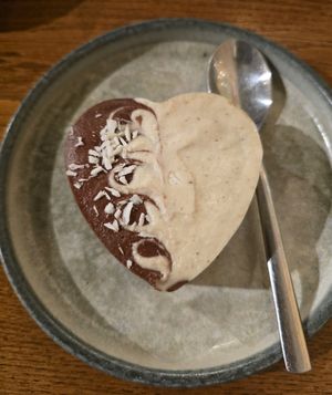 Chocolate cake(raw) at Submarine Burgers in Zadar