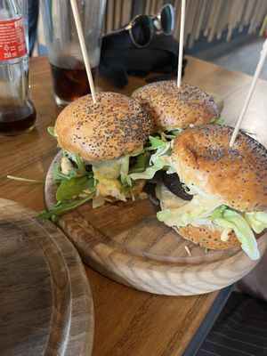 Vegan sliders at Submarine Burgers in Zadar