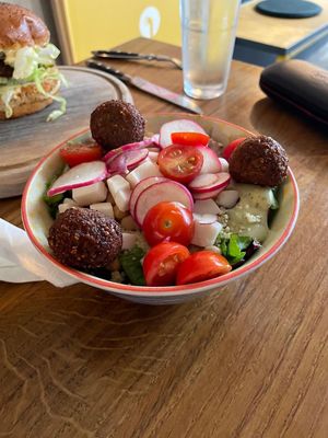 Vegan salad   at Submarine Burgers in Zadar