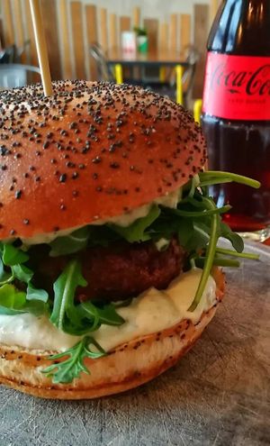 Burger. at Submarine Burgers in Zadar