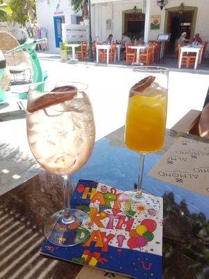 Cocktails at Almond in Paros