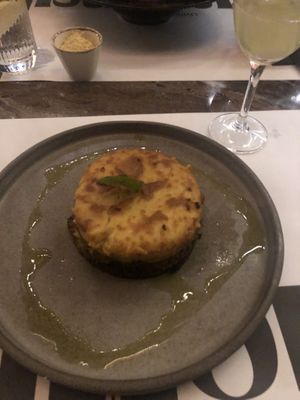 Moussaka vegan   at Almond in Paros