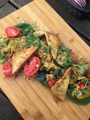 tofu platter  at Restavracija Kramar in Bohinjsko Jezero