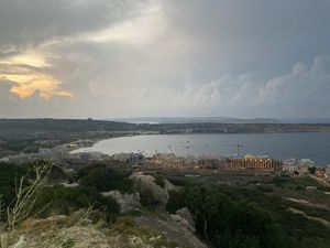Afternoon view at Sea View Cafe in Mellieha