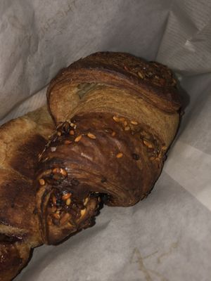 Vegan blueberry croissant 
  at The French Workshop in Bayside