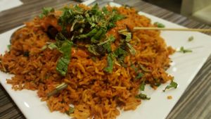 Exotic Briyani Rice at Radhey's Pure Vegetarian in Kuala Lumpur