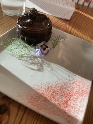 The Darkest Chocolate Cake  at The Green House in Wilmington