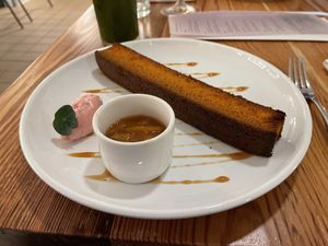 Sweet Cornbread with Orange Marmalade   at The Green House in Wilmington