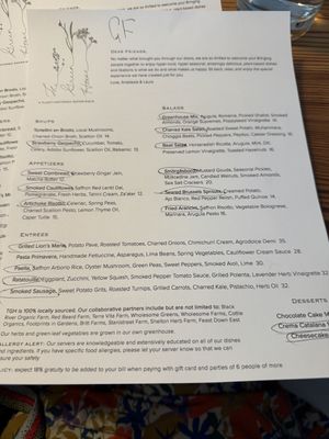 All circled items are gluten free!   at The Green House in Wilmington