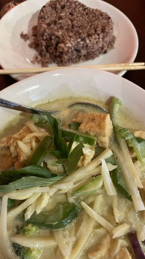 Green curry  at Jaidee Thai in Altoona