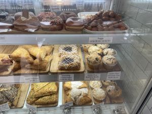 Display items  at Valkyrie Doughnuts in St Petersburg