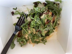 sweet potato toast made vegan. good but not very filling   at Druthers Coffee in Stony Brook