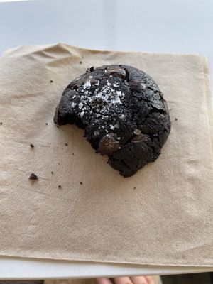 blackout cookie  at Druthers Coffee in Stony Brook