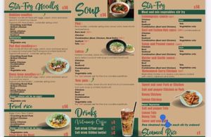 Menu at Ba-Mi  in Mount Gambier