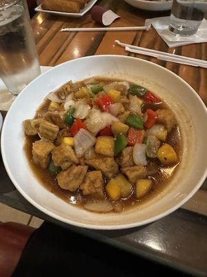 Stir fry mango and tofu   at Tida Thai Cuisine in Virginia Beach