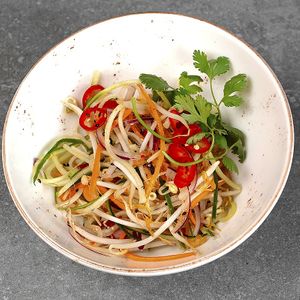 Salad at C-Weed Restaurant in Vaerloese