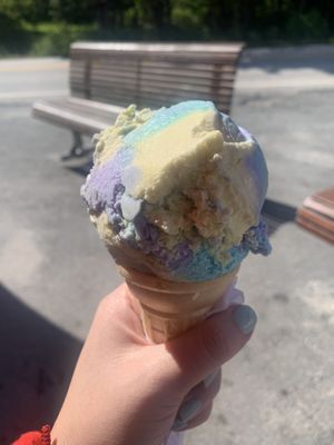 Vegan moon mist!!!  at The Little Ice Cream Shop in Black Point
