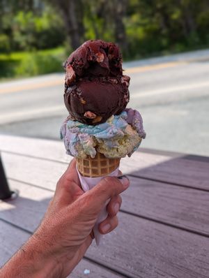 Halifax Potholes + Moon Mist! at The Little Ice Cream Shop in Black Point