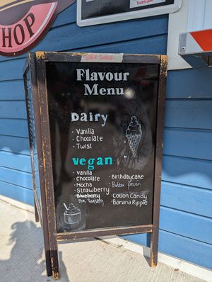 Options at The Little Ice Cream Shop in Black Point
