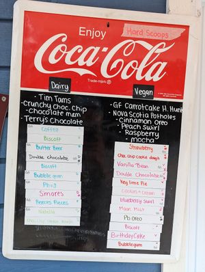 More vegan flaves than dairy!!! at The Little Ice Cream Shop in Black Point