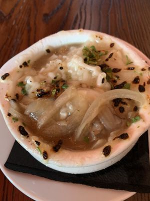 French onion soup at Tartine Bistro in Rocky River