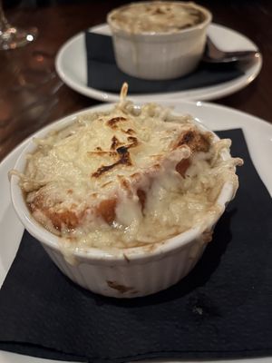 Vegan French Onion Soup !  at Tartine Bistro in Rocky River