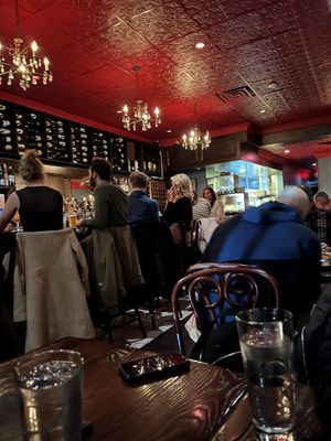 Bar, restaurant is on the smaller sidee  at Tartine Bistro in Rocky River