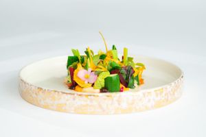 The cake was wonderfully soft and fluffy.  at Hanna Bakery in Yen Thanh