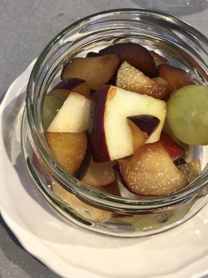 Fruit salad  at il Bosco delle Galline Volanti in Barolo