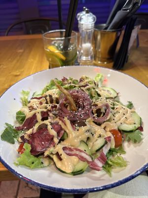 Vegan bowl  at La Famiglia in Zadar