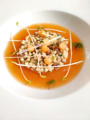 Melon Charentais at HO' Gastronome in St-germain-du-bois