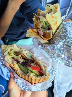 Vegan doner and durum at Ostsee Snack in Flensburg