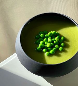 Vegán & gluténmentes zöldborsókrémleves #Veganuary at Cafe Corso Étterem in Szentgotthard