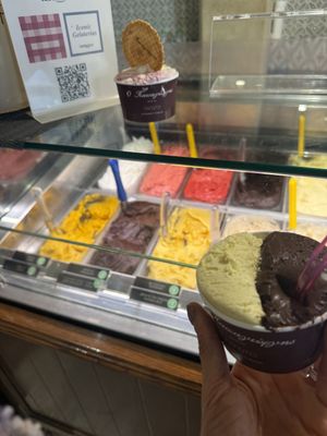   at Papagiorgis Patiserie-Gelateria in Corfu