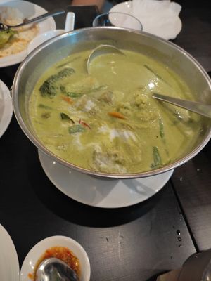Vegan Green Curry at Nagara Thai Gold in Central Singapore