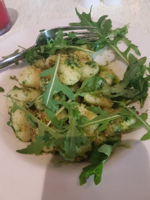 potato gnocchi at Botanique in Vilnius