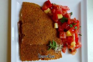 Raw vegan 'Quesadilla'. at Botanique in Vilnius