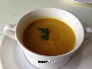 vegetable soup at Botanique in Vilnius